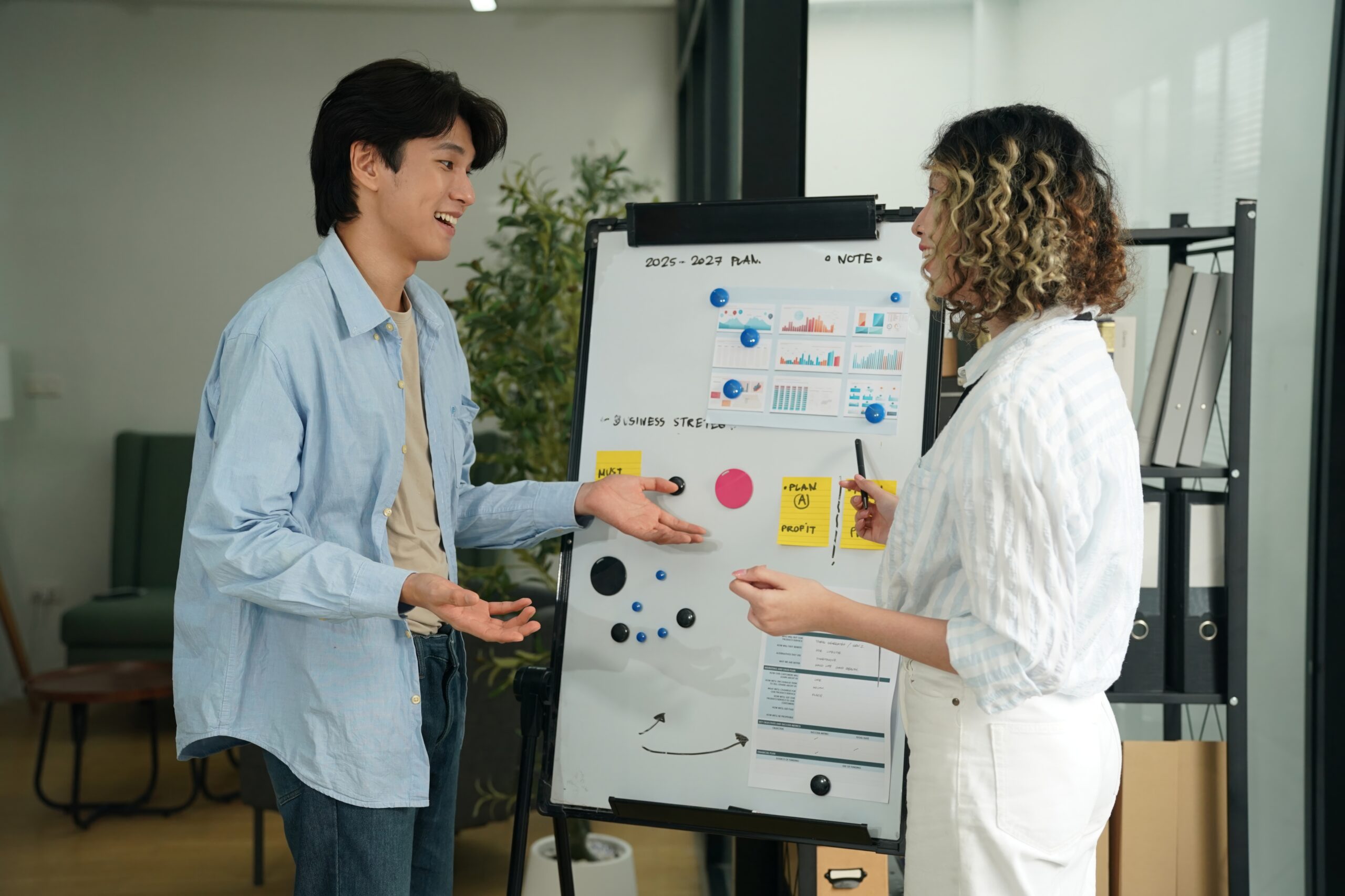 two-freelance-business-women-in-their-startup-smal